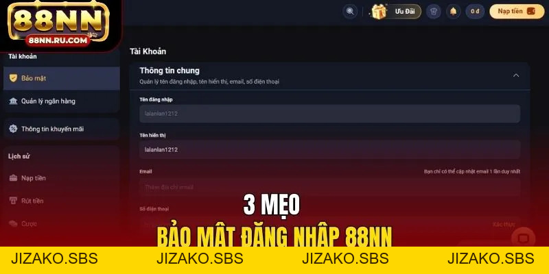 Đăng Nhập 88NN Không Bị Chặn - Truy Cập Ổn Định 24/7 - Jizako