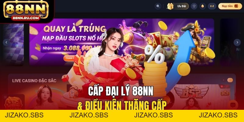 Đại Lý 88NN - Thăng Cấp Minh Bạch, Hoa Hồng Cạnh Tranh - Jizako