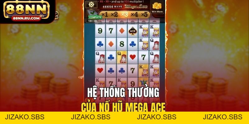 Nổ Hũ Mega Ace - Slot Hành Động, Jackpot Lớn, Thưởng Cao - Jizako