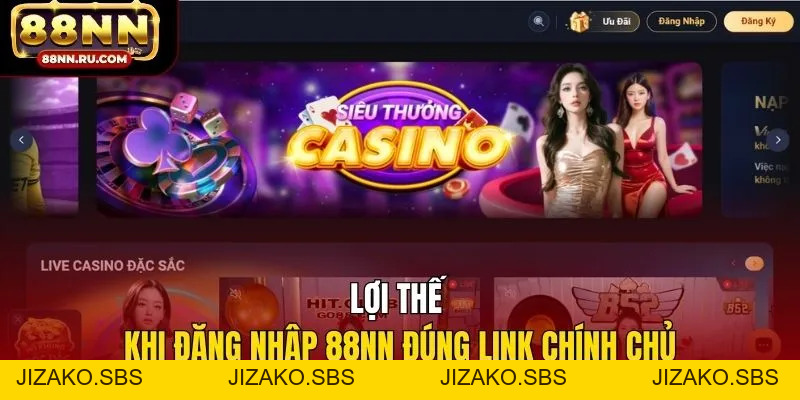 Đăng Nhập 88NN Không Bị Chặn - Truy Cập Ổn Định 24/7 - Jizako