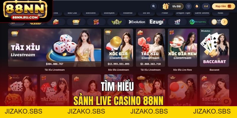 Trải Nghiệm Live Casino: Chơi Thật - Thắng Lớn Mỗi Ngày - Jizako